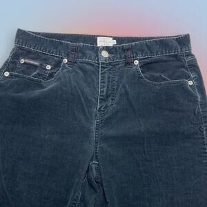 CALVIN KLEIN Women’s 10 Black Corduroy Jeans